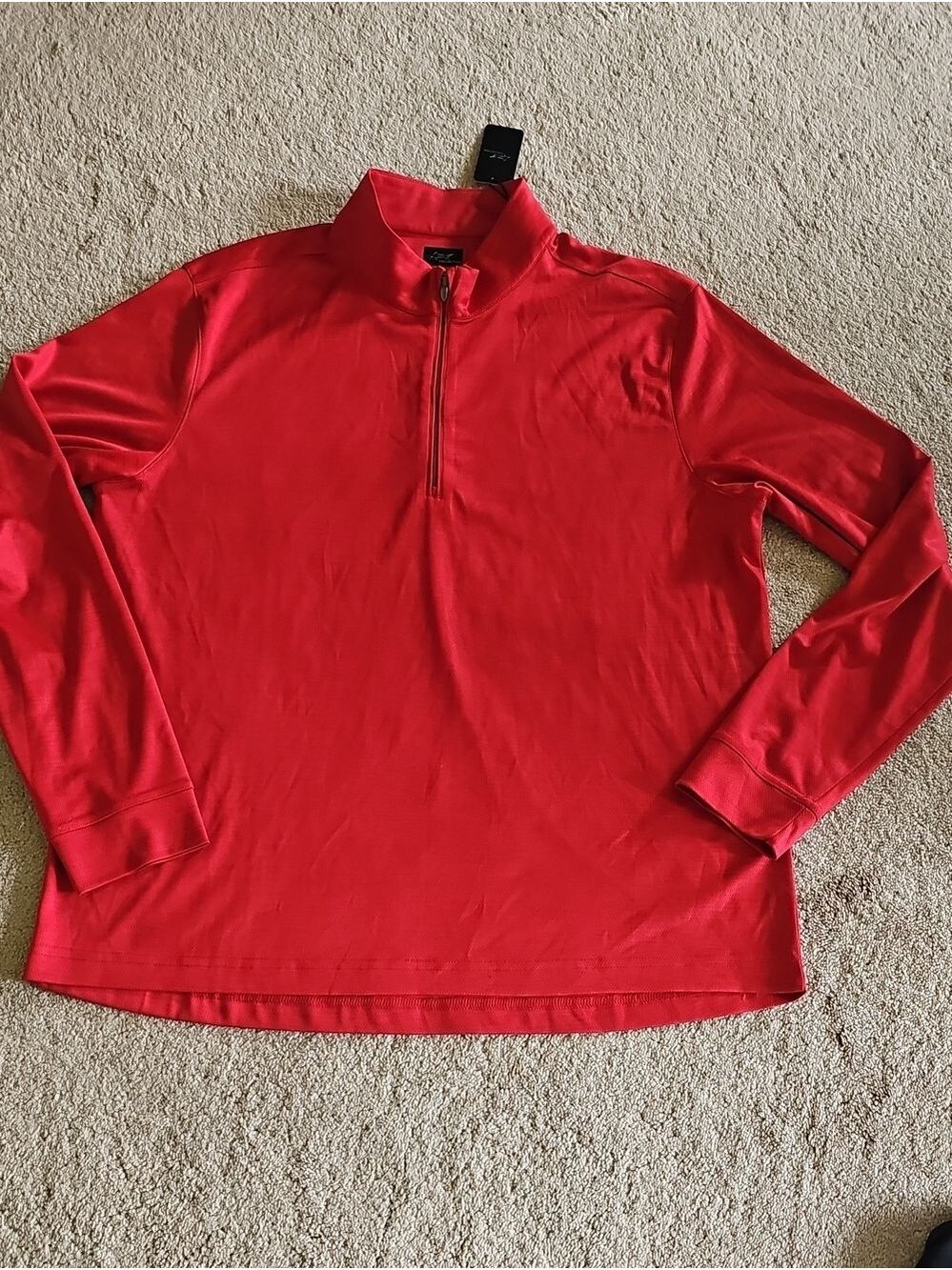 Greg Norman Collection Red Quarter Zip